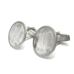 Gemelos pesetas de plata