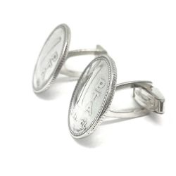 Gemelos pesetas de plata