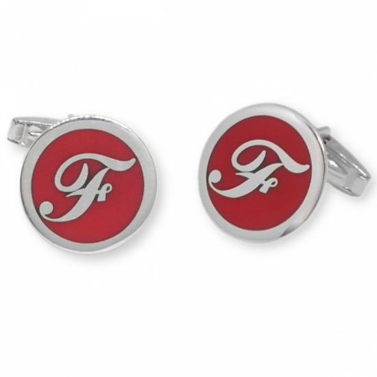 Sub foto Gemelos iniciales esmalte colores y plata