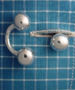 Foto principal Gemelos de bolas de plata.