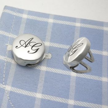 Foto principal Cubrebotones liso personalizable plata